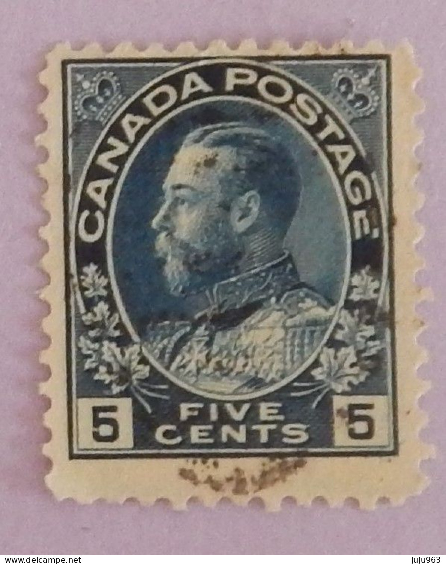 CANADA YT 95 OBLITERE "GEORGE V" ANNÉES 1911/1916 - Used Stamps