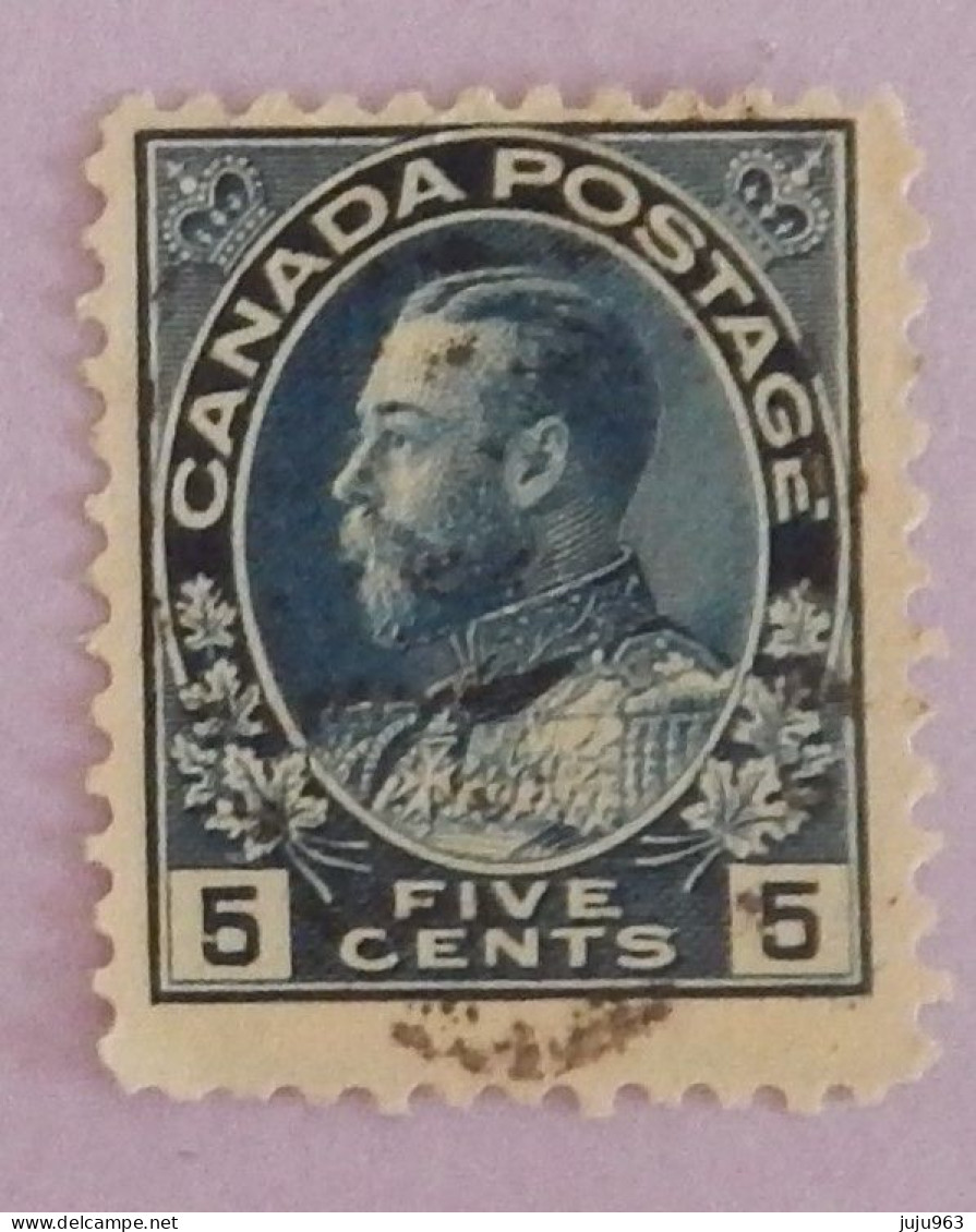 CANADA YT 95 OBLITERE "GEORGE V" ANNÉES 1911/1916 - Oblitérés