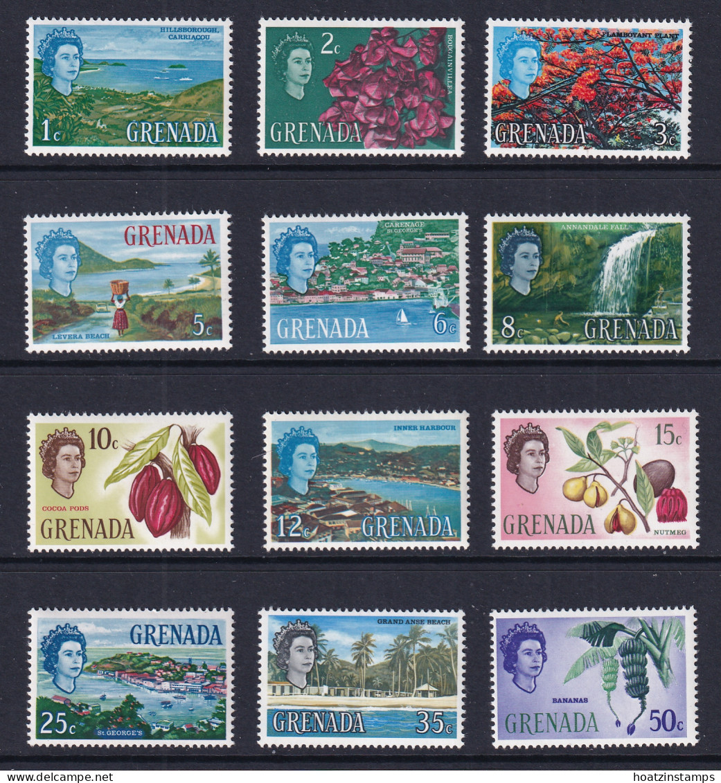Grenada: 1966   QE II - Pictorial To 50c     SG231-242     MNH - Grenada (...-1974)