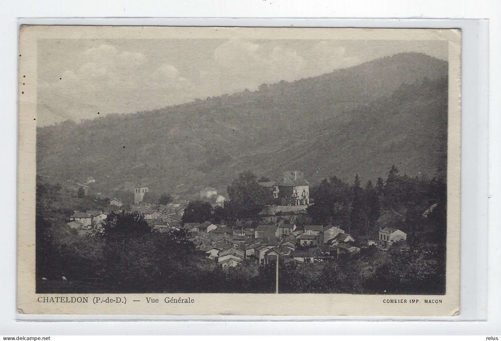 DEP. 63 CHATELDON VUE GENERALE - Chateldon