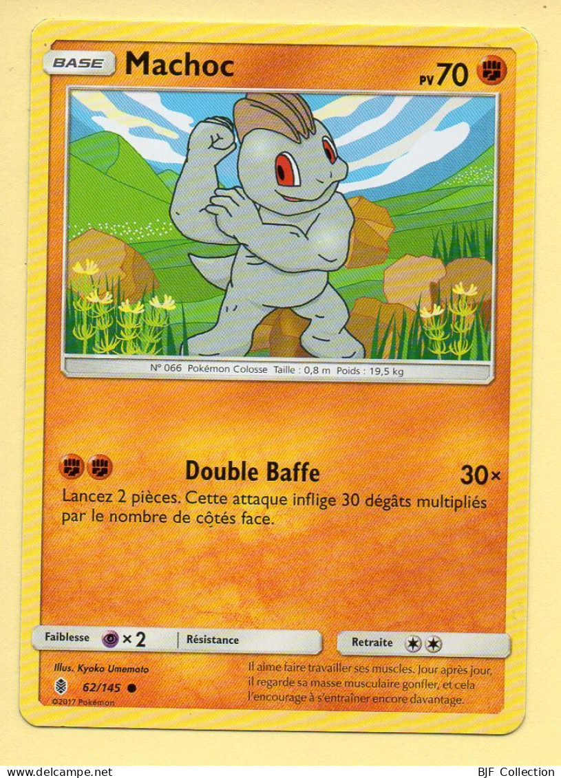 Pokémon N° 62/145 – MACHOC / Soleil Et Lune - Gardiens Ascendants - Soleil & Lune