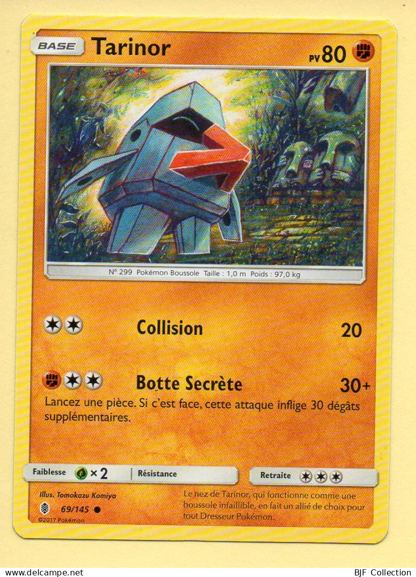 Pokémon N° 69/145 – TARINOR / Soleil Et Lune - Gardiens Ascendants - Soleil & Lune