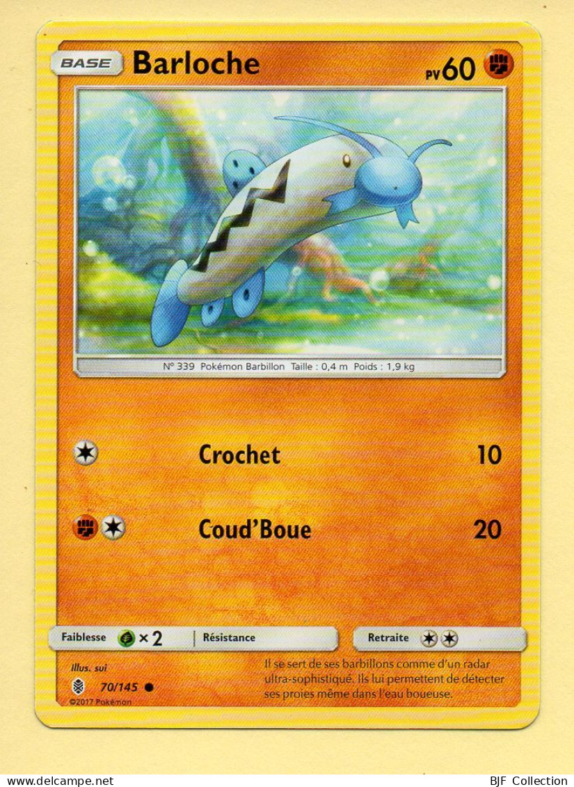 Pokémon N° 70/145 – BARLOCHE / Soleil Et Lune - Gardiens Ascendants - Soleil & Lune