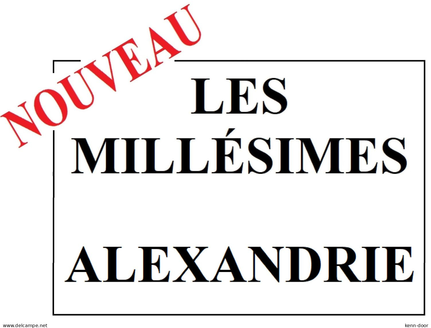 Album De Timbres à Imprimer MILLESIMES D' ALEXANDRIE - Autres & Non Classés