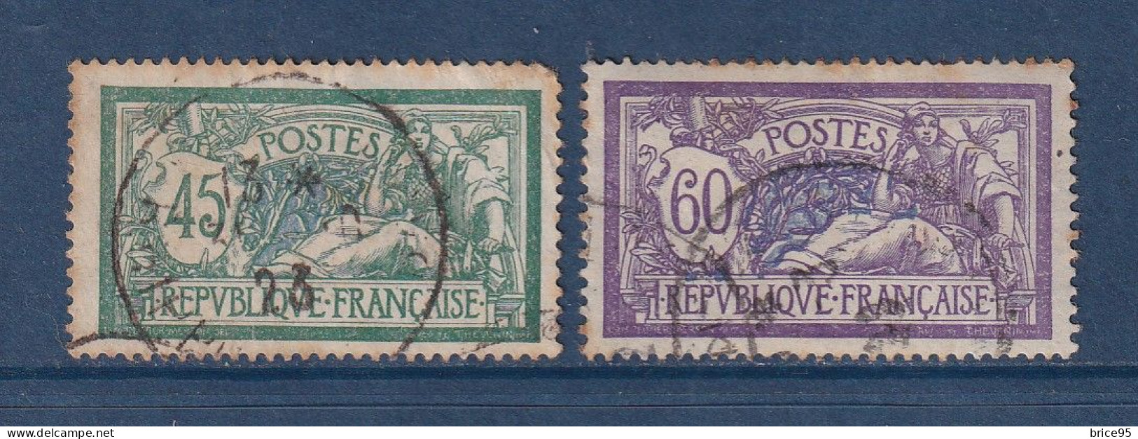 France - YT N° 143 Et 144 - Oblitéré - 1907 - Usati