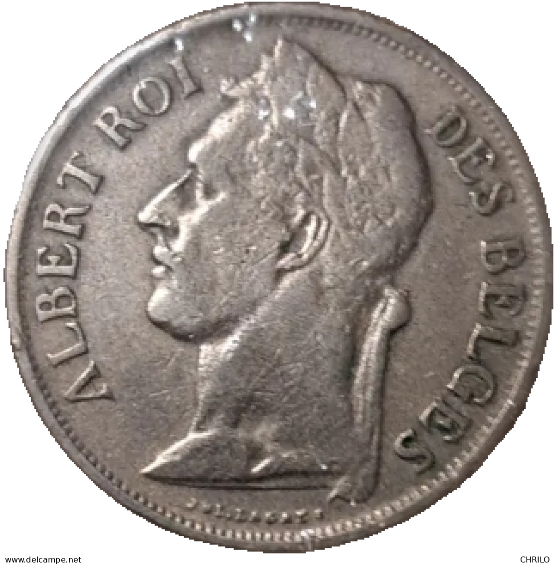 CD Congo Belge Légende En Français - 'ALBERT ROI DES BELGES' 1 Franc 1926 - Botswana