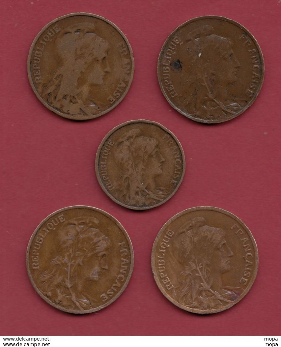 France 5 Pièce --10 Cts --1898-1912-1914-1916--5 Cts --1911   Dans L 'état Lot N °1 - Other & Unclassified