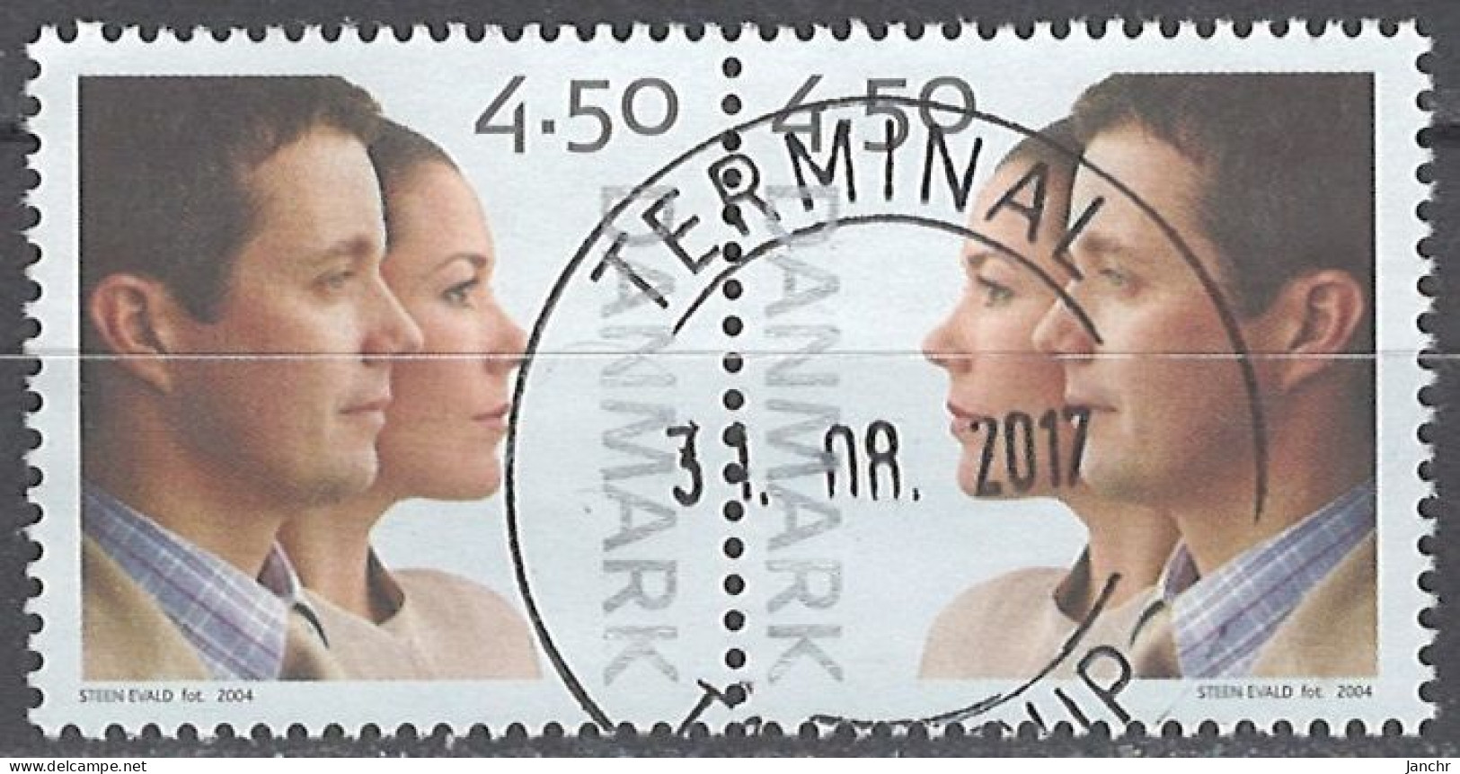 Denmark 2004. Mi.Nr. 1369-1370 Pair, Used O - Used Stamps