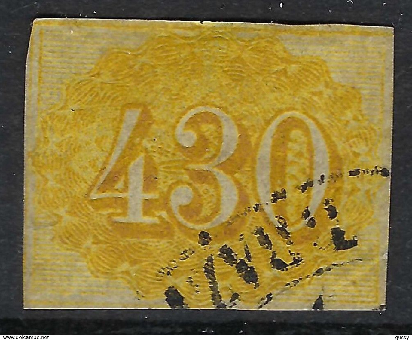 BRESIL Ca.1854-61: Le Y&T 22 Obl., Ni Pli Ni Aminci, Forte Cote - Used Stamps