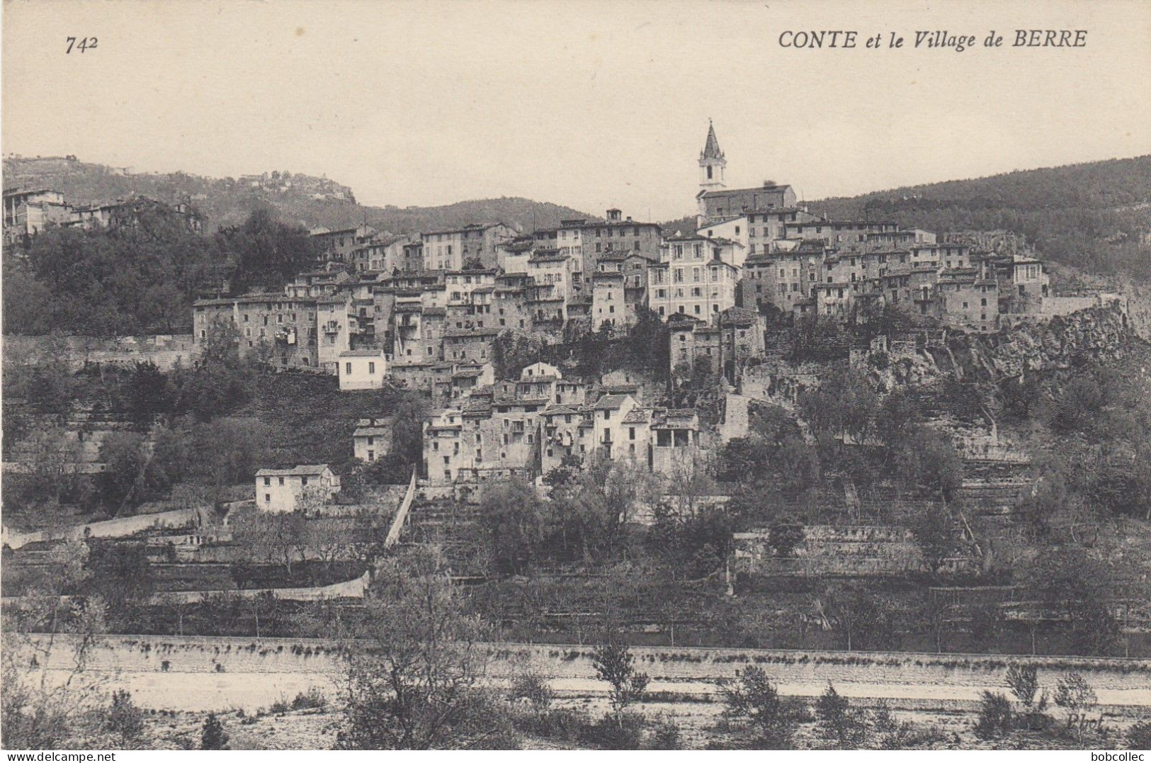 CONTES (Alpes-Maritimes):  Le Village De Berre - Contes