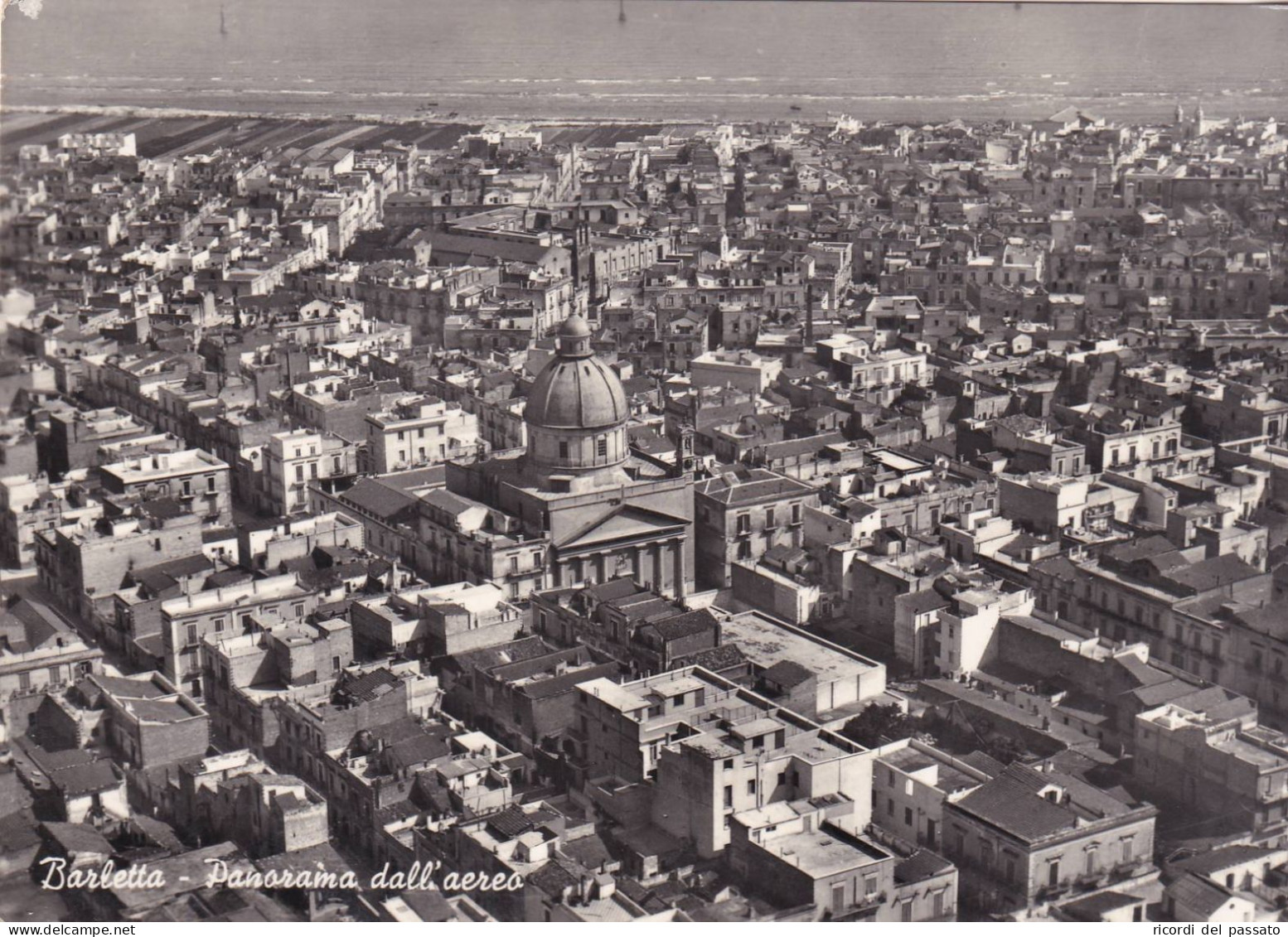 Cartolina Barletta - Panorama Dall'aereo - Barletta