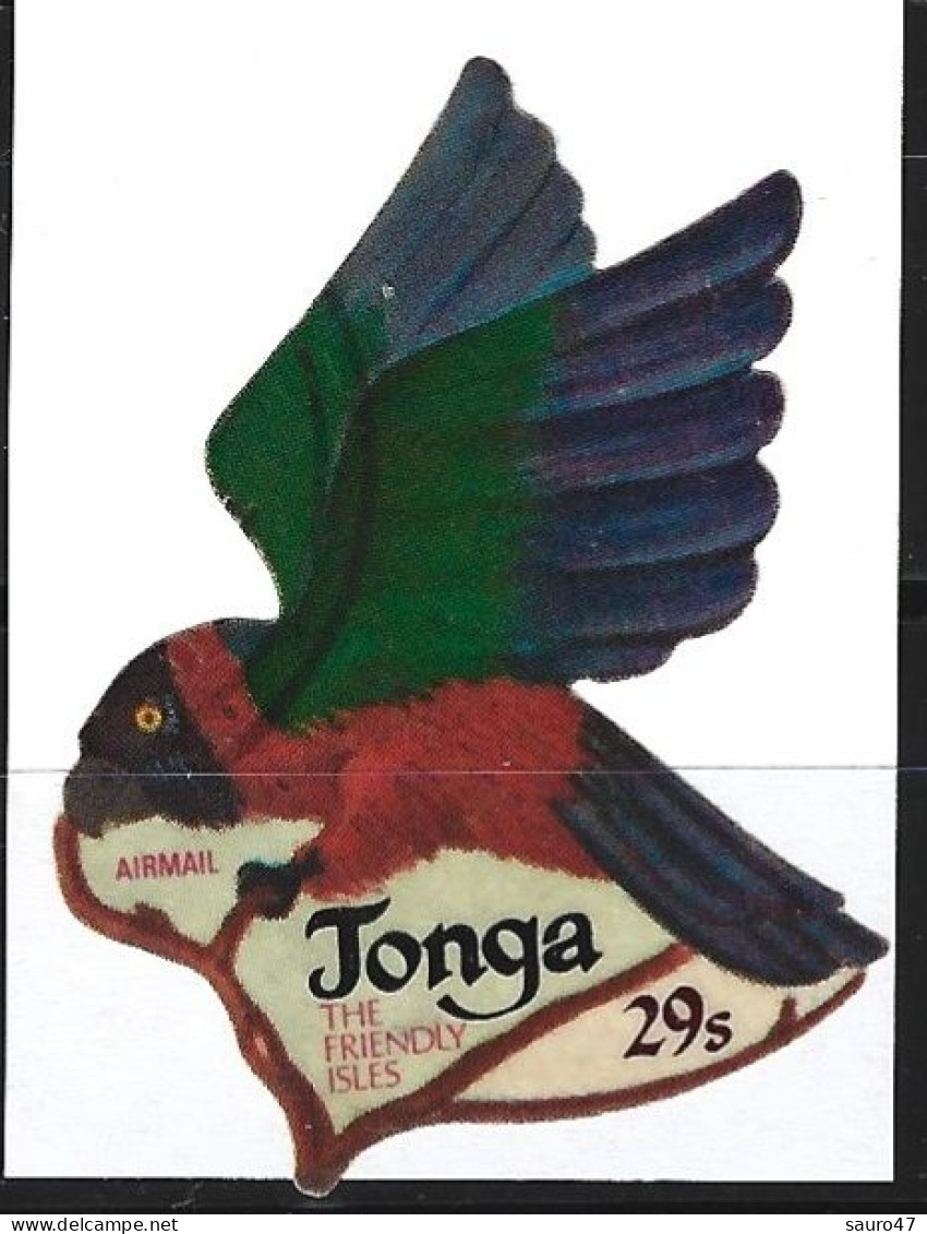 IU222  TONGA  V. 1    -   Usato - Aves Gruiformes (Grullas)