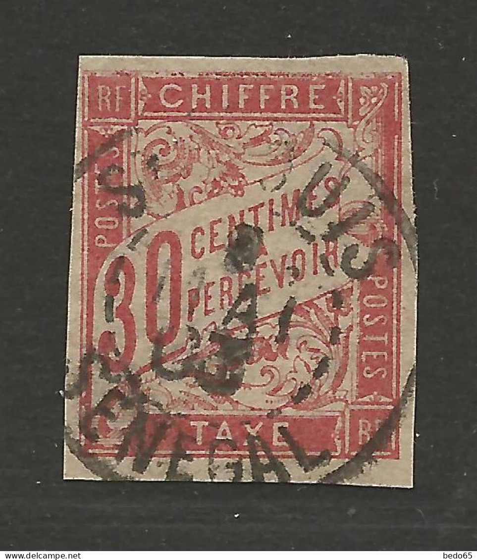 TAXE N° 22 CACHET  SAINT LOUIS /  Used - Strafportzegels