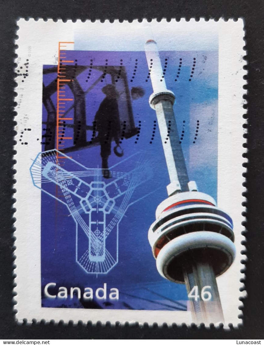 Canada 2000  USED Sc 1831d    46c  Millennium, CN Tower - Oblitérés