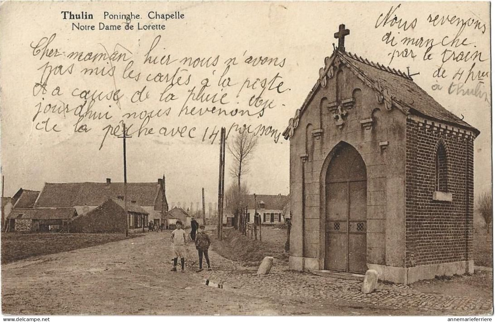 Thulin Poninghe Chapelle Notre Dame De Lorette - Hensies