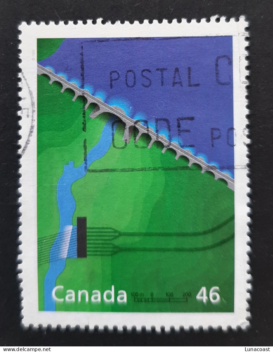 Canada 2000  USED Sc 1831b    46c  Millennium, Manic Dams - Gebruikt