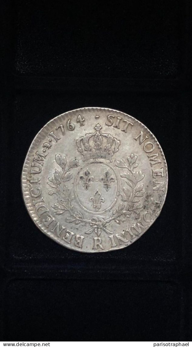 Louis XV écu Dit « Au Bandeau » 1764 R Orléans. - 1715-1774 Ludwig XV. Der Vielgeliebte