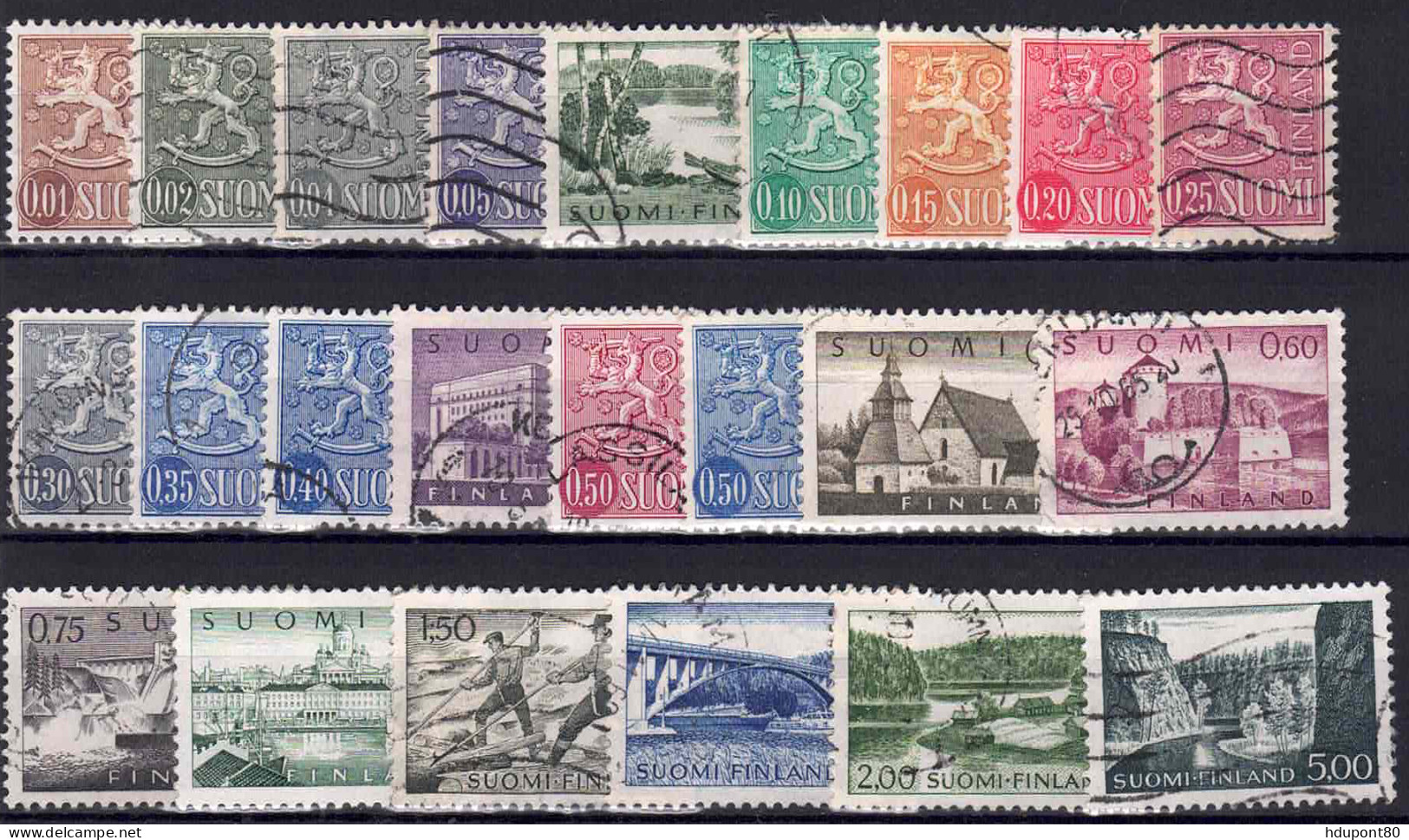 YT 531 à 549 - Used Stamps