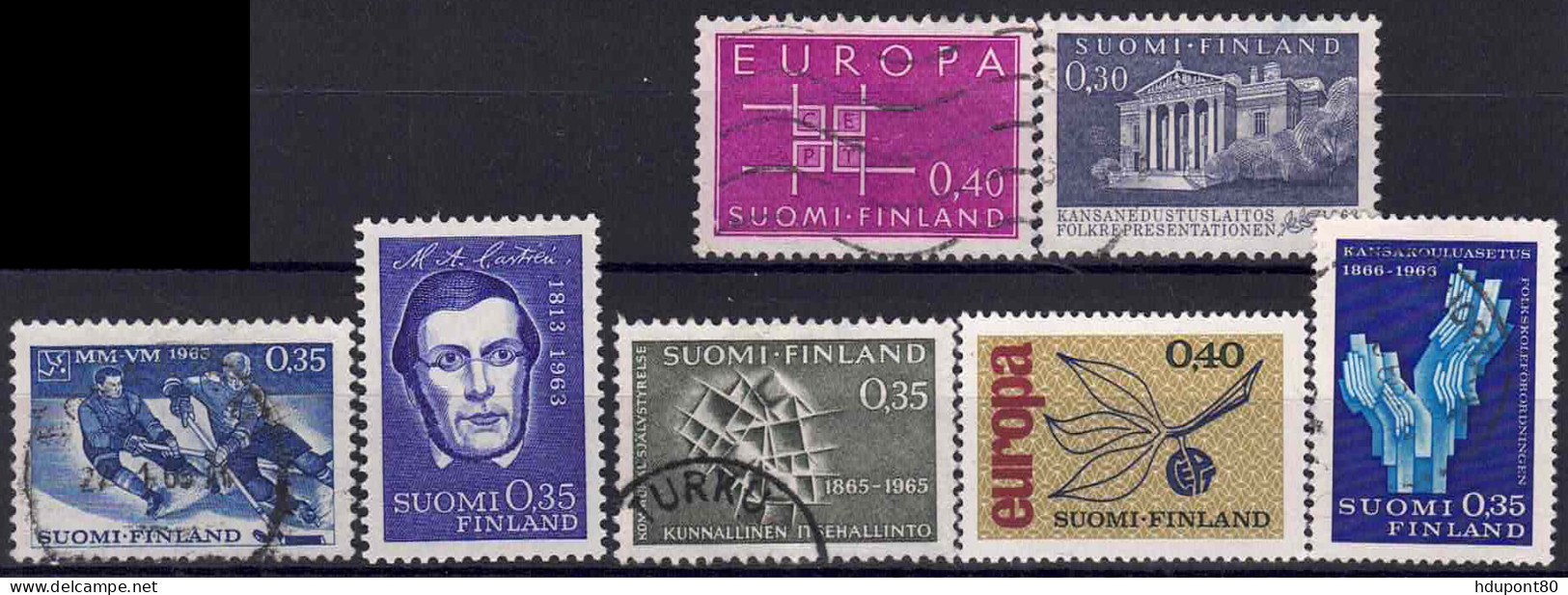 YT 556 à 558, 566, 567, 578, 583 - Used Stamps