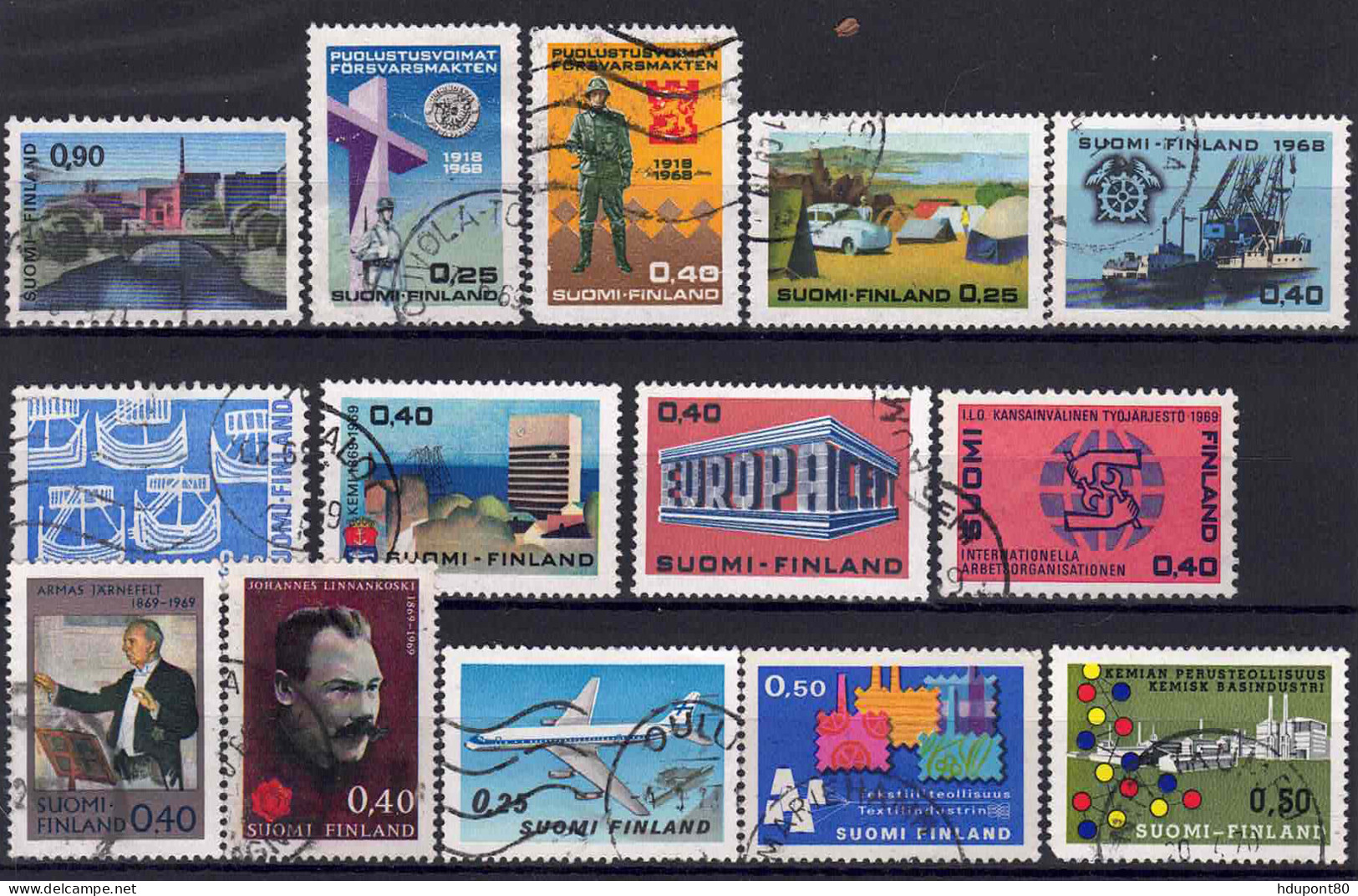 YT 610, 612 à 614, 618, 620, 621, 623, 627, 628, 630, 632, 634, 635 - Used Stamps