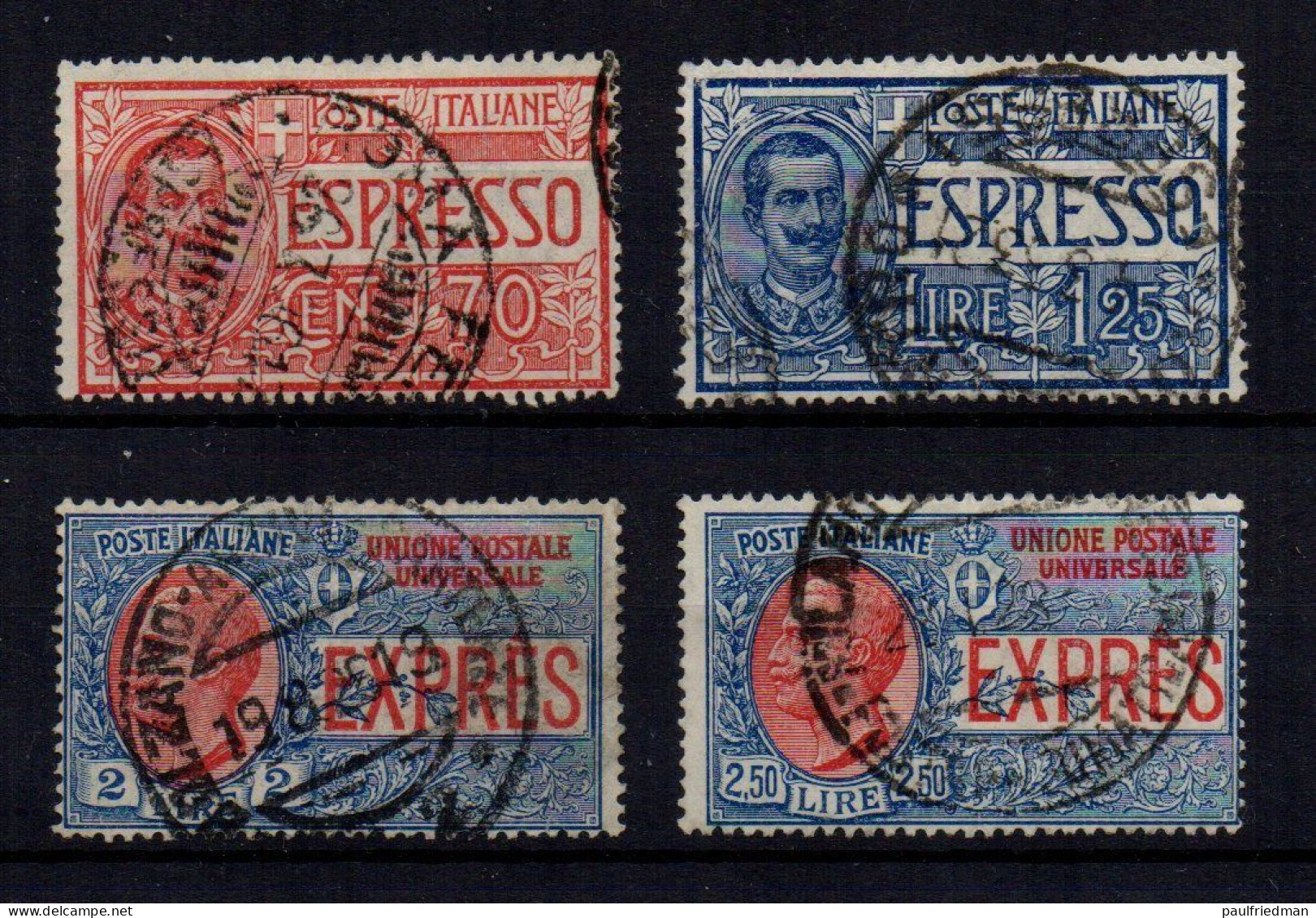 Regno 1925-26 - Espressi - Serie Completa Usata - Poste Exprèsse