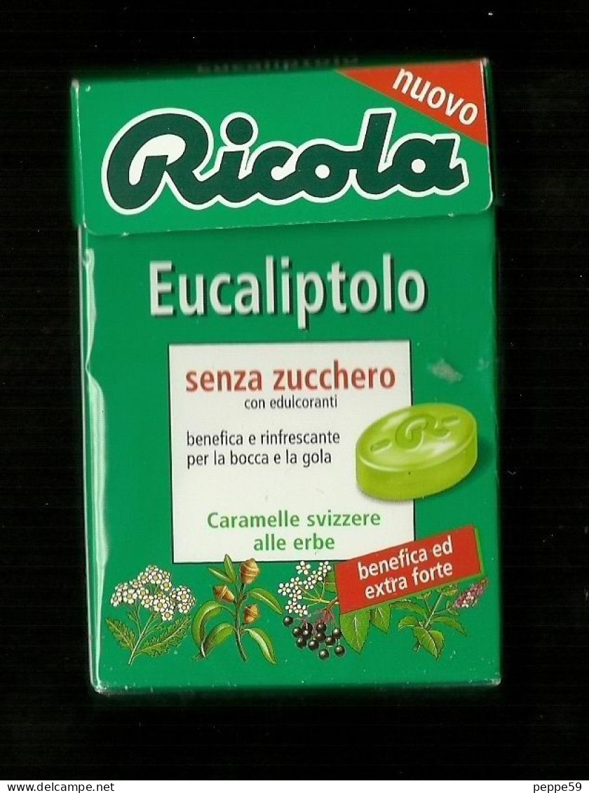 Scatola In Cartoncino - Ricola Eucaliptolo - Vuota - Boîtes/Coffrets