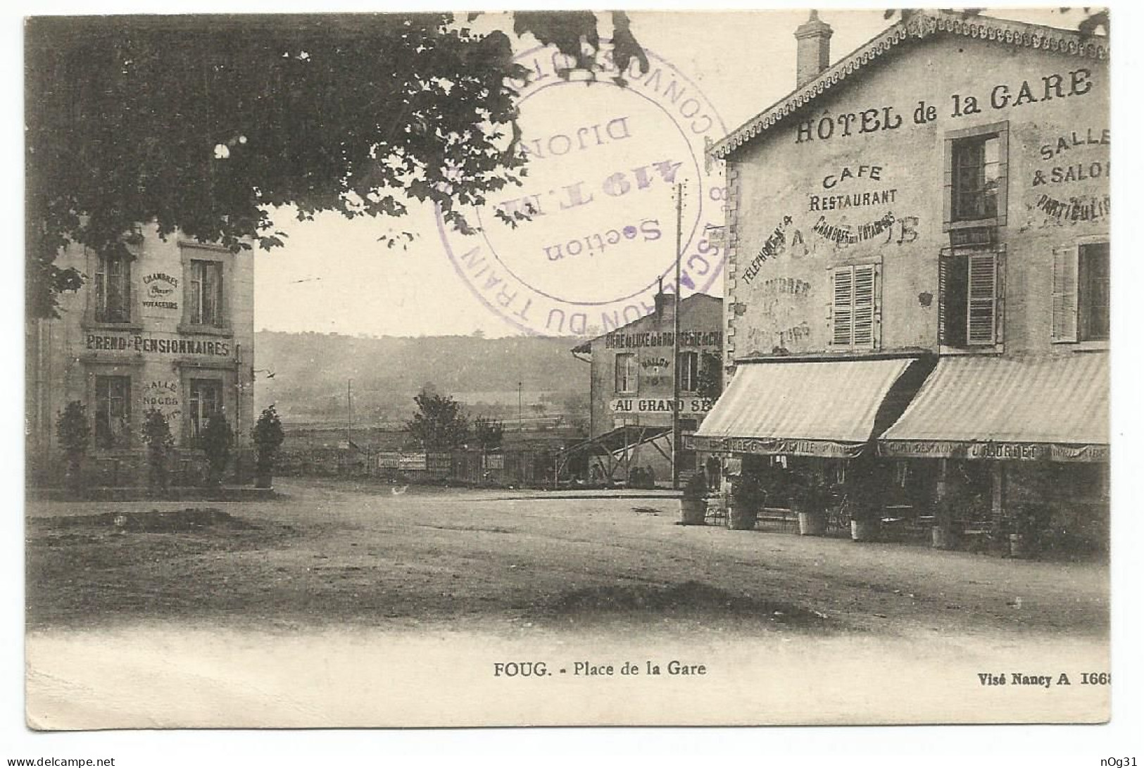 54 - FOUG - Place De La Gare - C - Foug