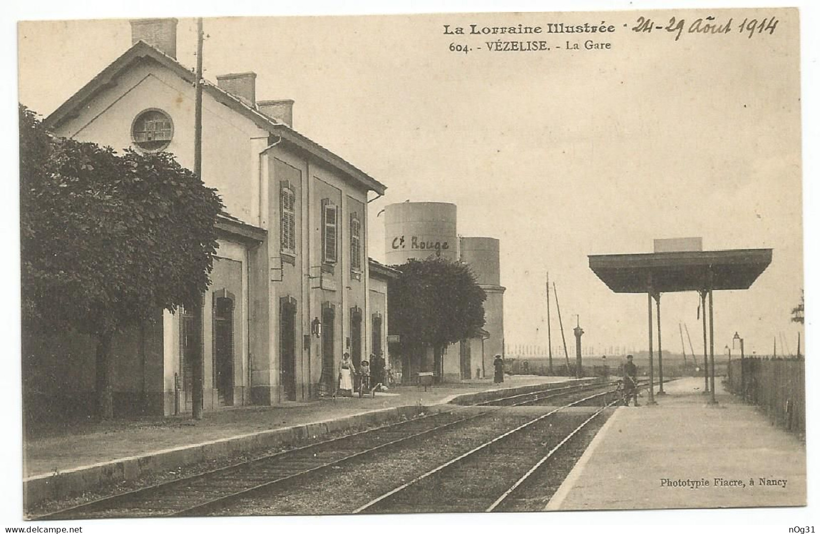 54 - VELIZE - La Gare - La Lorraine Illustrée - C - Vezelise