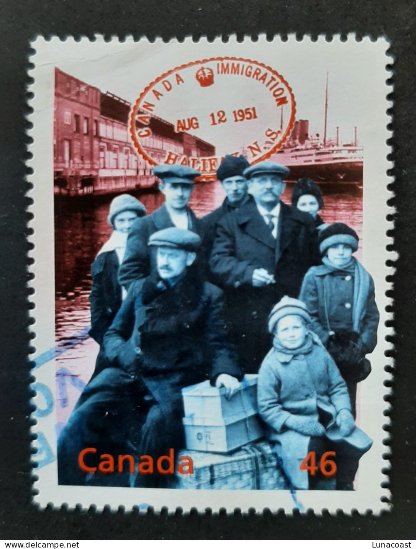 Canada 2000  USED Sc 1827b    46c  Millennium, Immigration-Pier 21 - Used Stamps
