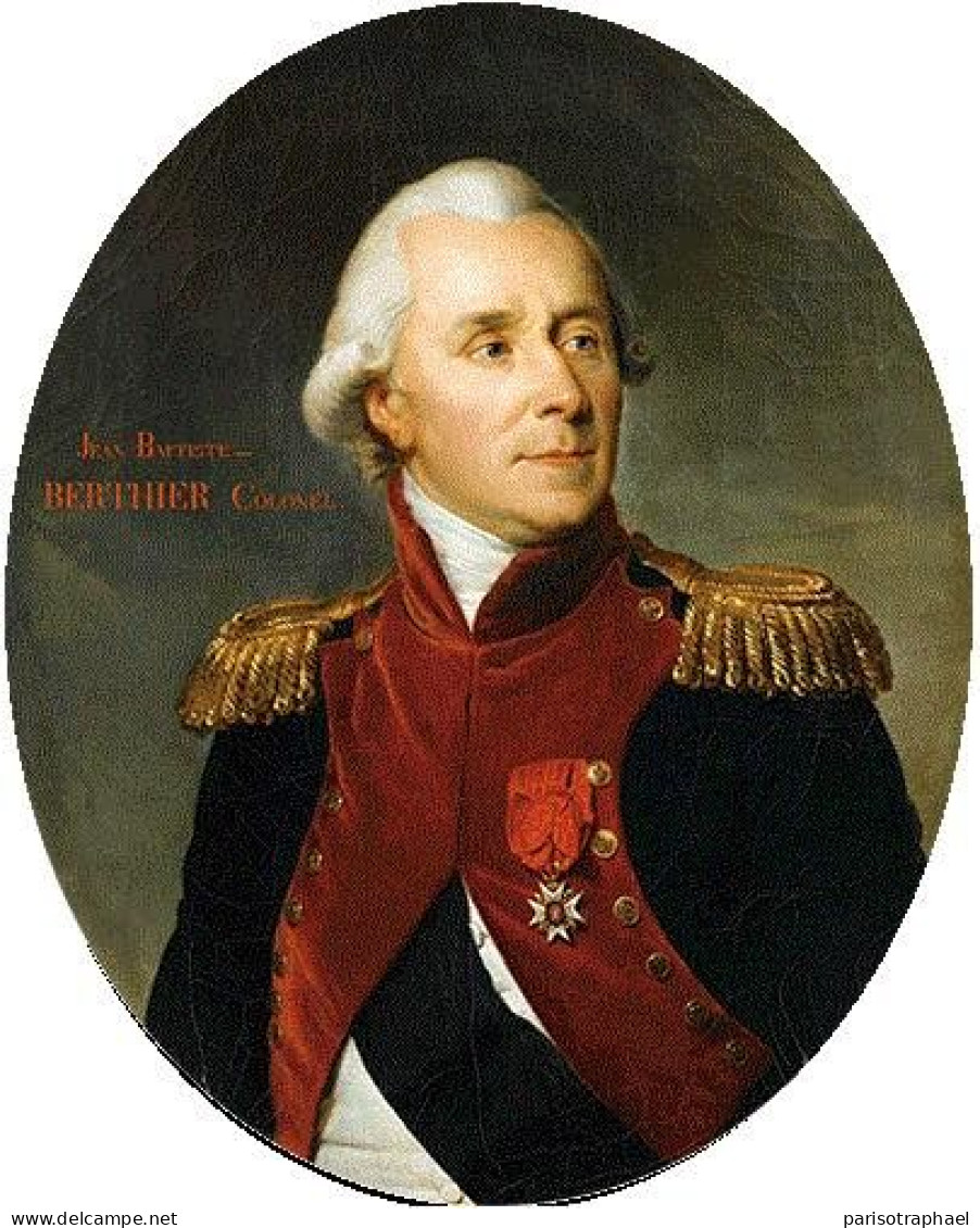 Berthier Gouverneur De L'hôtel De La Guerre. - Politicians  & Military