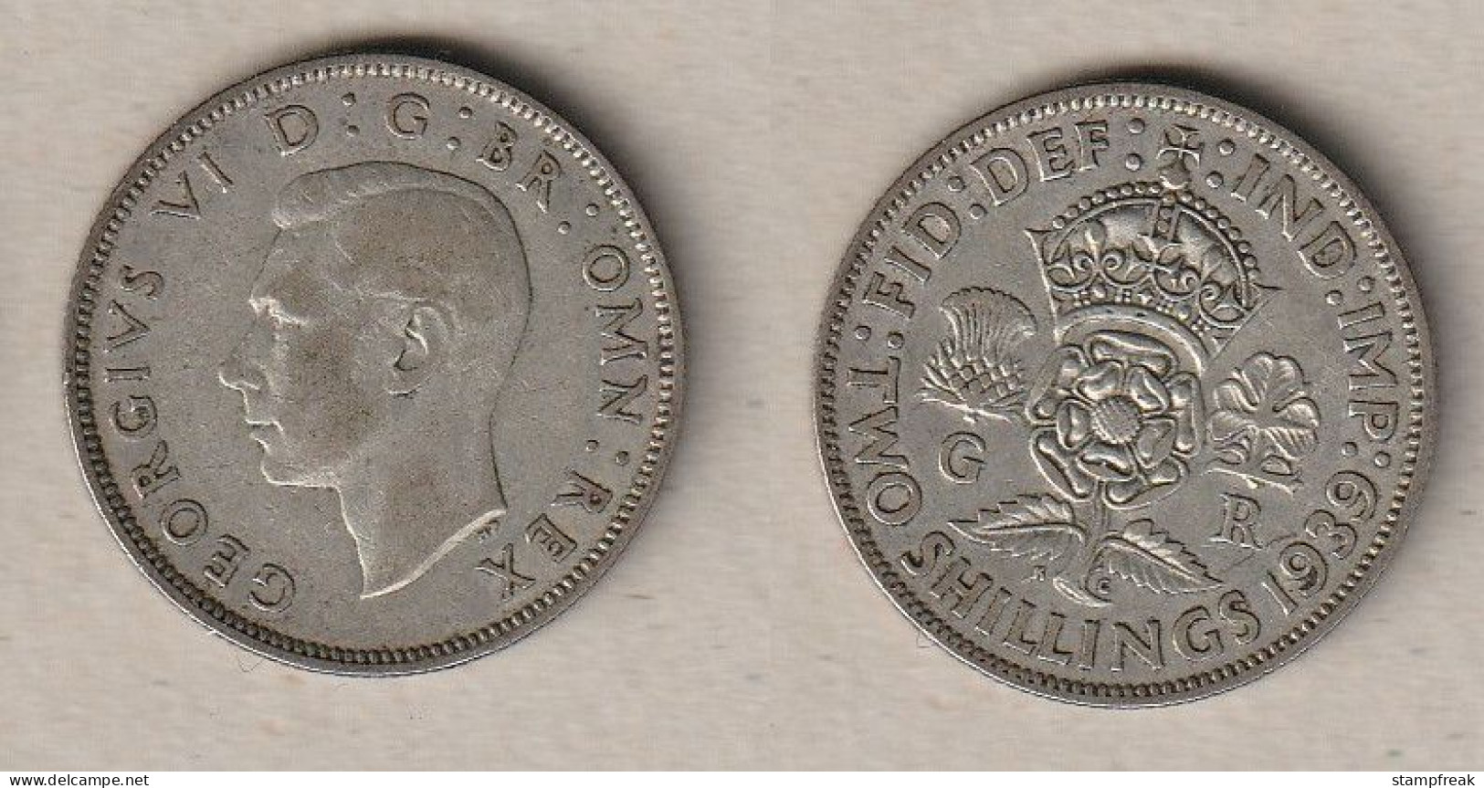 02069) Grossbritannien,  Florin 1939 - Andere & Zonder Classificatie