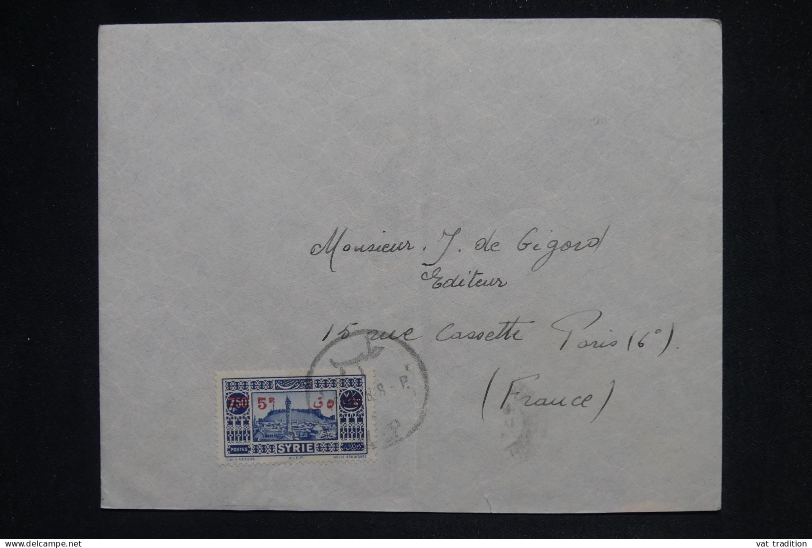 SYRIE - Enveloppe De Alep Pour Paris - L 149471 - Cartas & Documentos