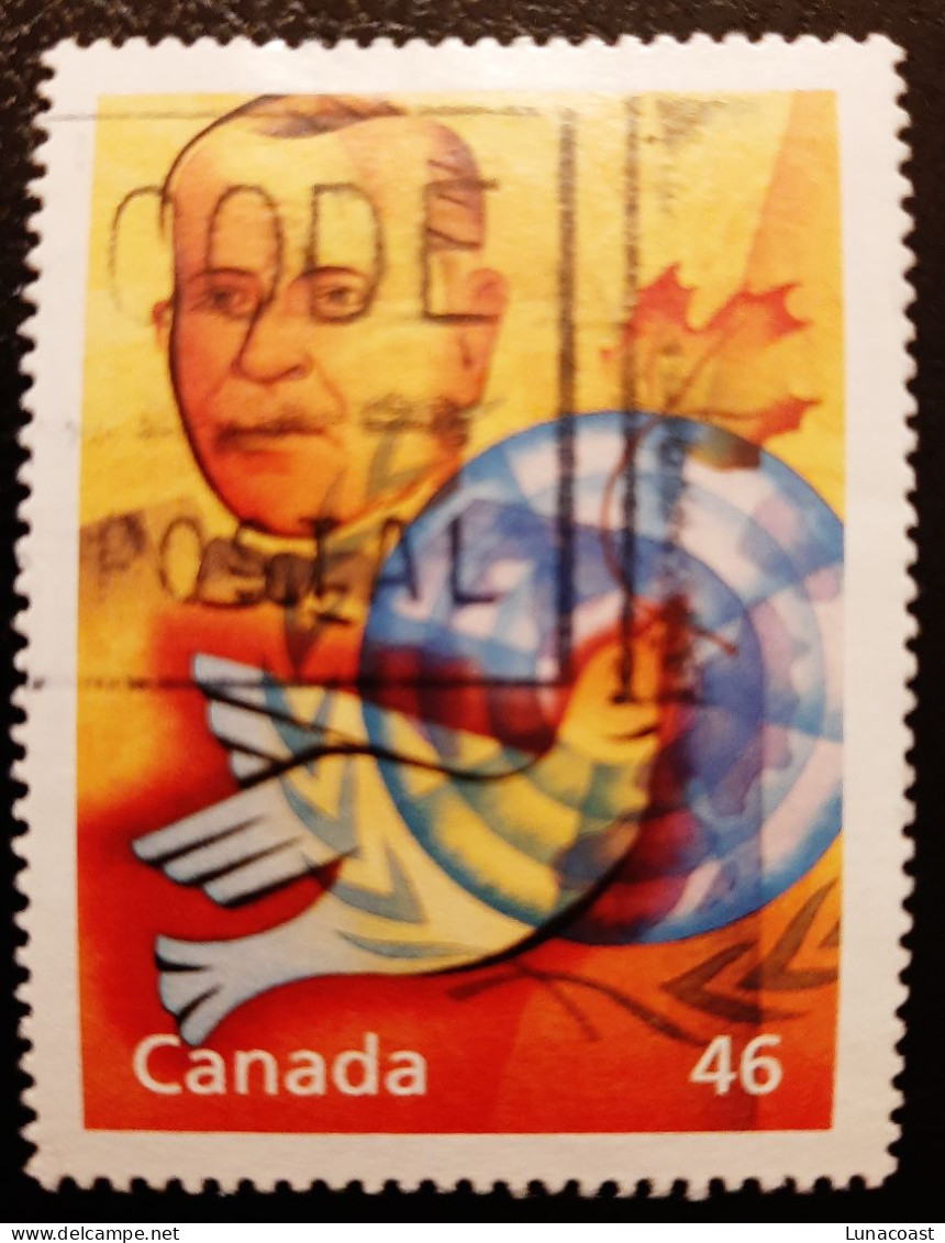Canada 2000  USED Sc 1825c    46c  Millennium, Lester B. Pearson - Gebruikt