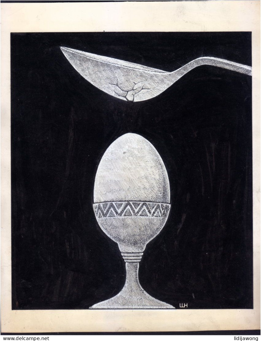 Stiklica Nikola - Caricature - Original Drawing 23 X 20 Cm (see Sales Conditions) - Maler Und Bildhauer