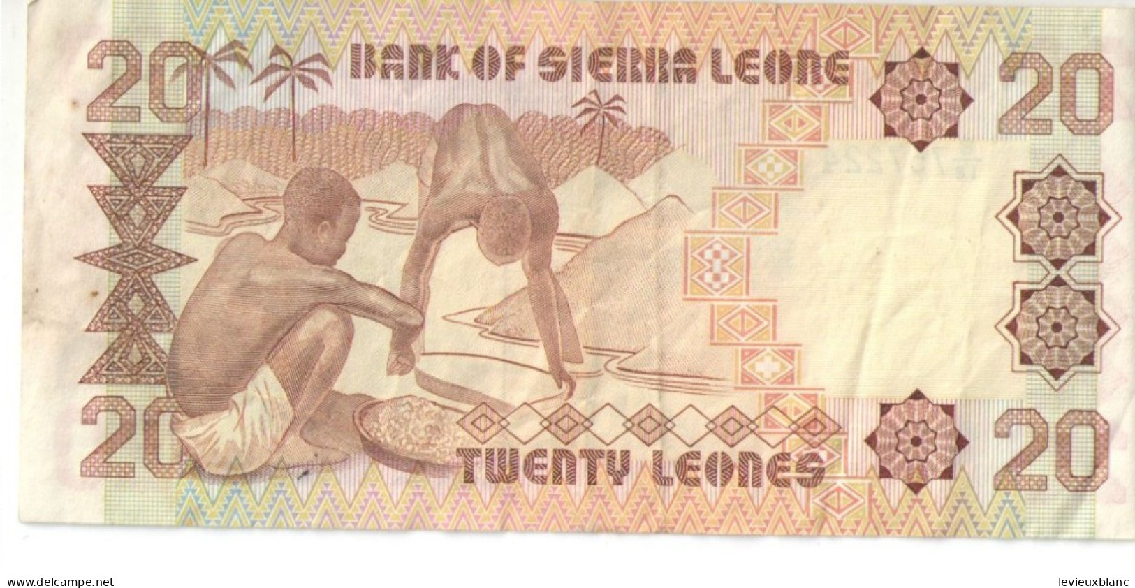 Billet  Ancien / Bank Of SIERRA LEONE / Twenty Leones/1988                       BILL275 - Nicaragua