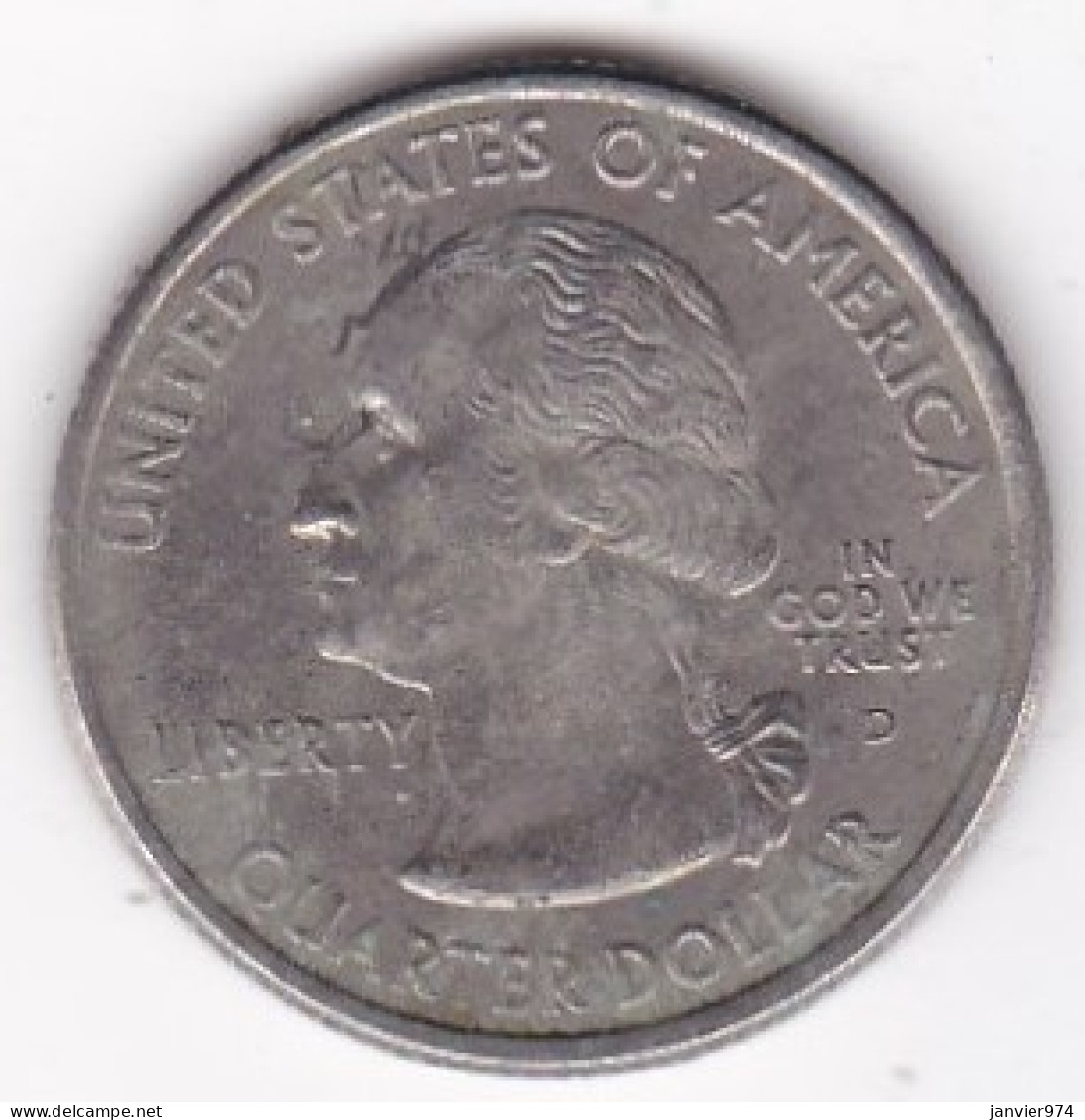 Washington Quarter Dollar 2007 D, Georges Washington, Cupronickel,  KM# 397 - 1999-2009: State Quarters