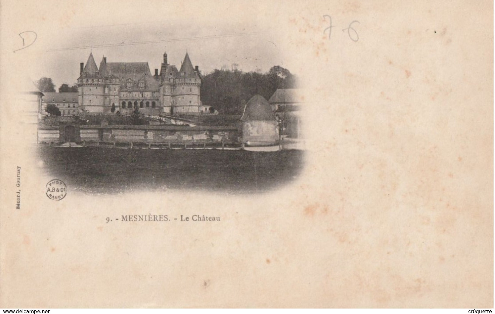 # 76270 MESNIERES EN BRAY / CHÂTEAU Vers 1900 - Mesnières-en-Bray