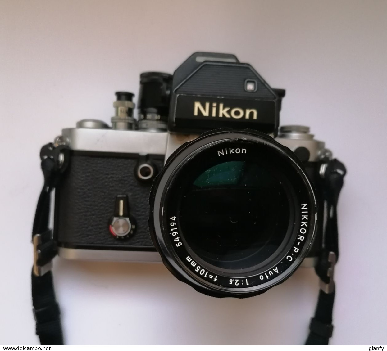 NIKON F2 PHOTOMIC NIKKOR 105 Mm F:2,5 + FOCUSING SCREEN G SPEDIZIONE GRATIS - Cámaras Fotográficas