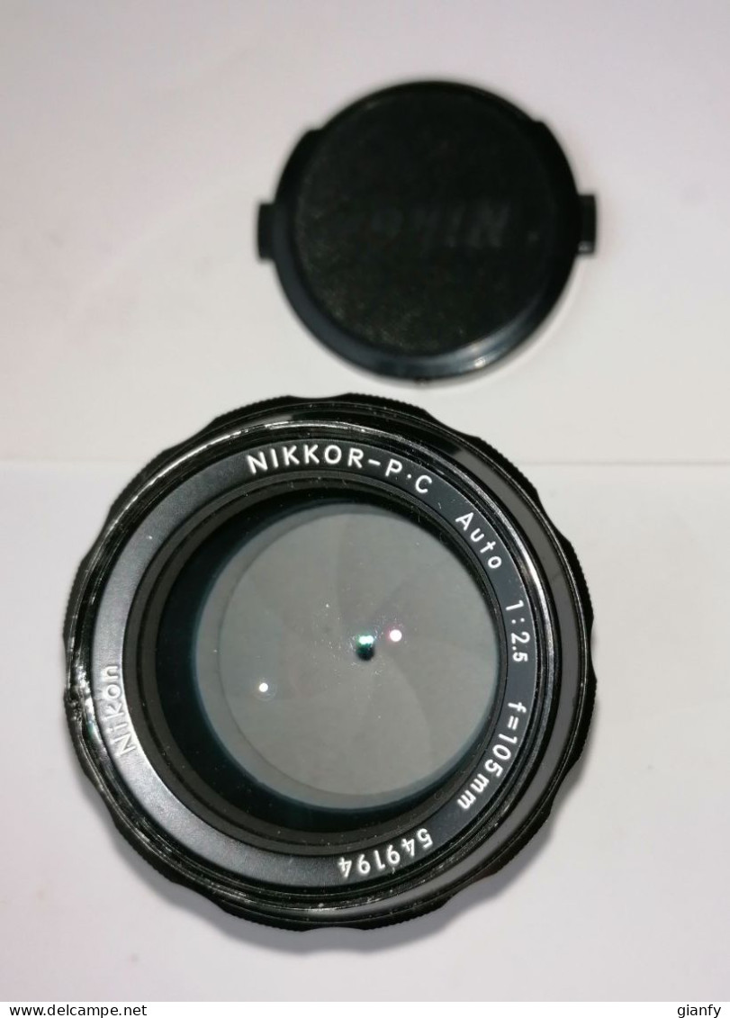 NIKON F2 PHOTOMIC NIKKOR 105 mm f:2,5 + FOCUSING SCREEN G SPEDIZIONE GRATIS