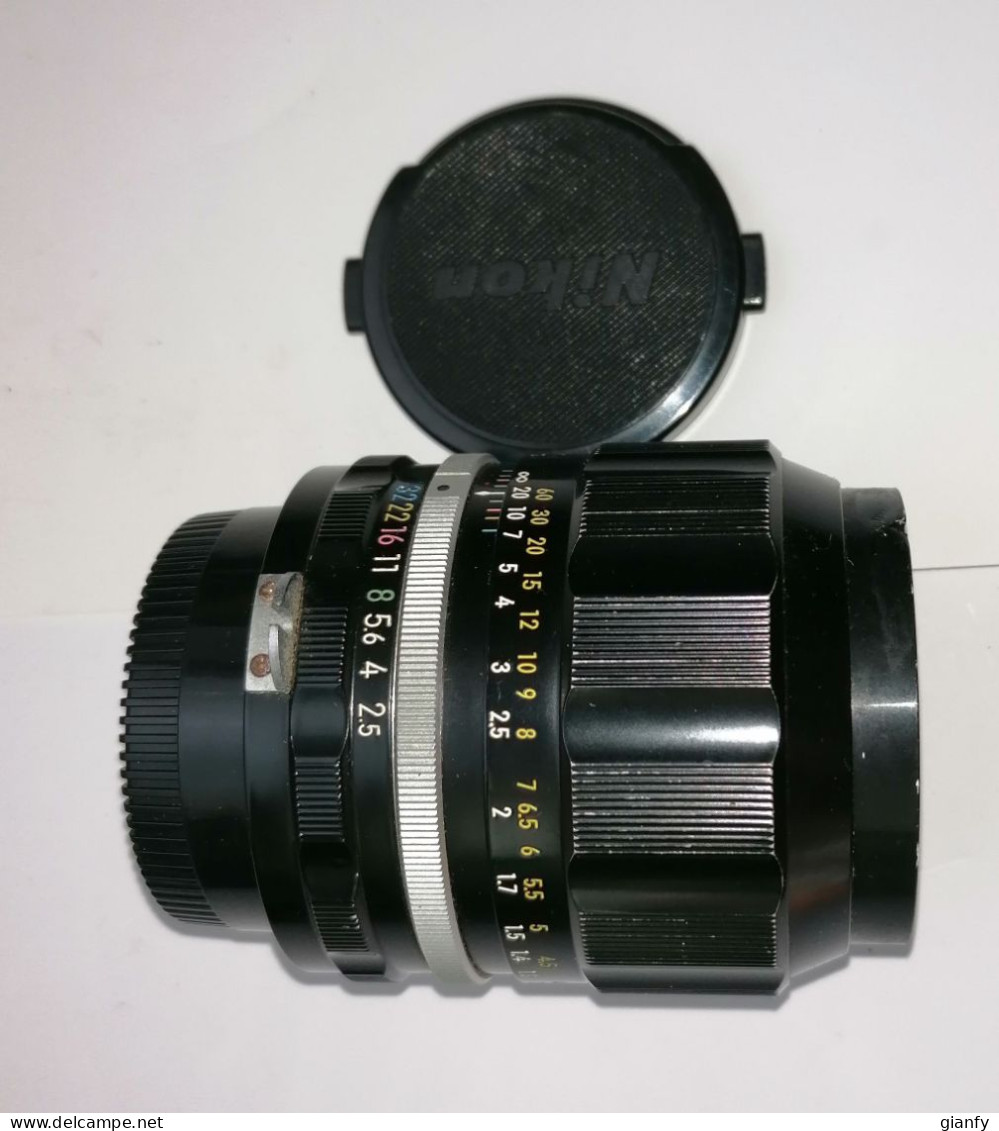 NIKON F2 PHOTOMIC NIKKOR 105 mm f:2,5 + FOCUSING SCREEN G SPEDIZIONE GRATIS