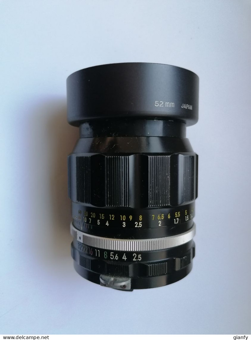 NIKON F2 PHOTOMIC NIKKOR 105 mm f:2,5 + FOCUSING SCREEN G SPEDIZIONE GRATIS