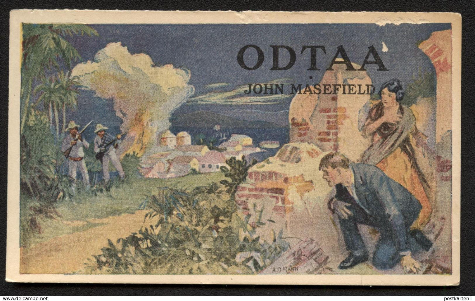 UY7r Postal Card San Francisco CA Adv. ODTAA JOHN MASEFIELD - 1901-20