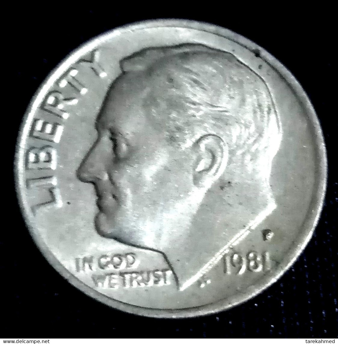 UNITED STATES, Dime, 1981 P, KM# 195a (agouz) - 1946-...: Roosevelt