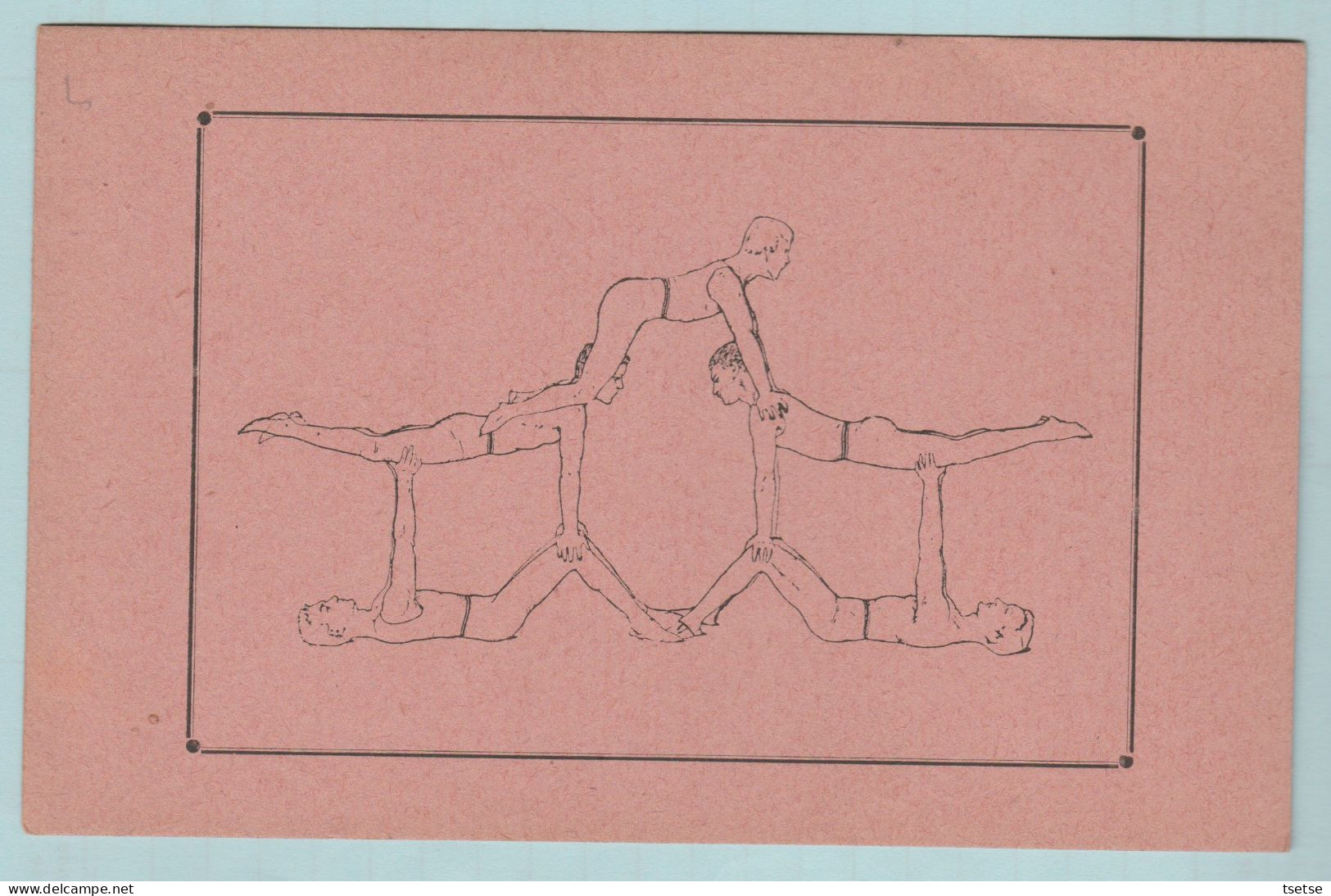 Gymnastique - Pyramide Tchèque ...illustrée Par E. Drot - 10 Illustrations Ds Ma Boutique - 8 ( Voir Verso ) - Gymnastik