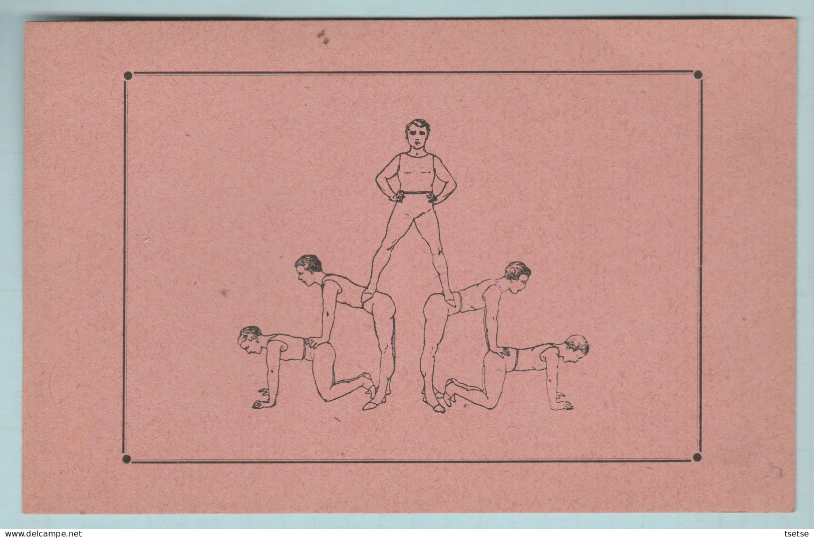 Gymnastique - Pyramide Tchèque ...illustrée Par E. Drot - 10 Illustrations Ds Ma Boutique - 9 ( Voir Verso ) - Gimnasia