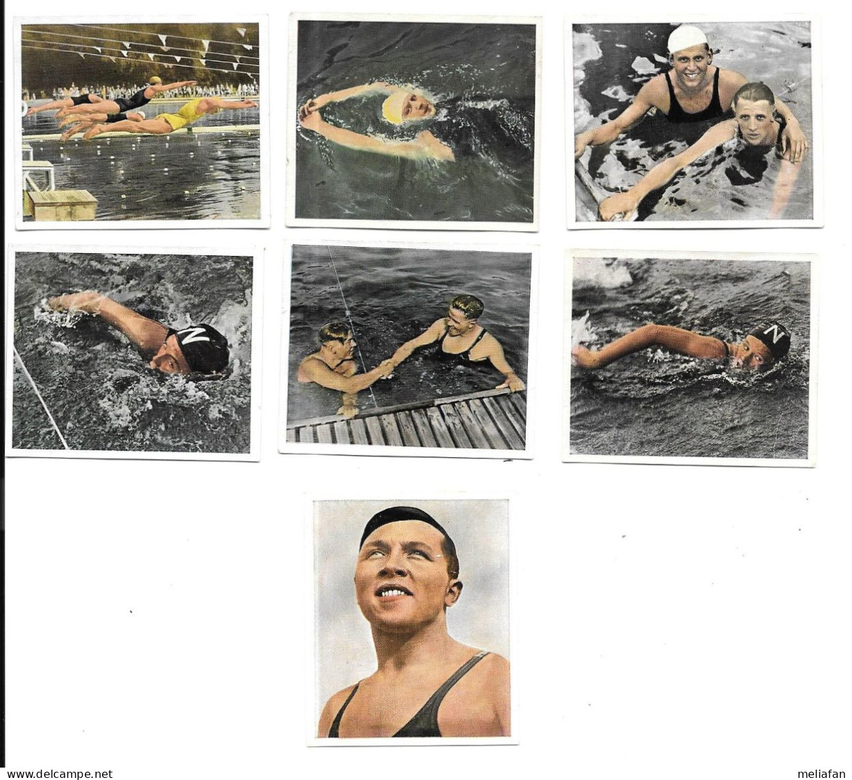 DK11 - IMAGES CIGARETTES BULGARIA - DEUTSCHER SPORT - RUTH HALBSGUTH - UNNI STOLTE - GISELA ARENDT - WILLE FISCHER - Schwimmen