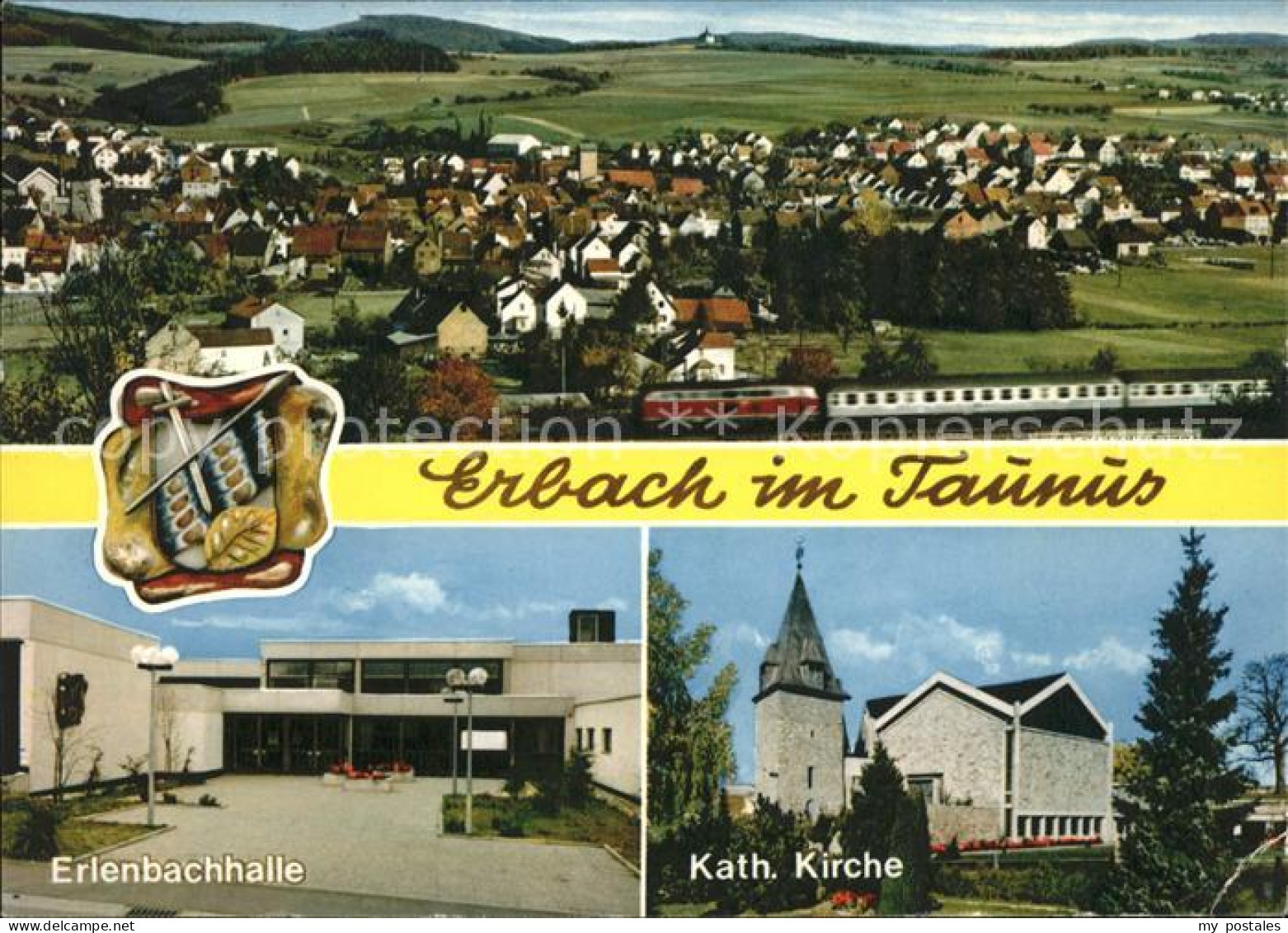 41569649 Erbach Taunus Wappen Erlenbachhalle Kath. Kirche Bad Camberg - Bad Camberg