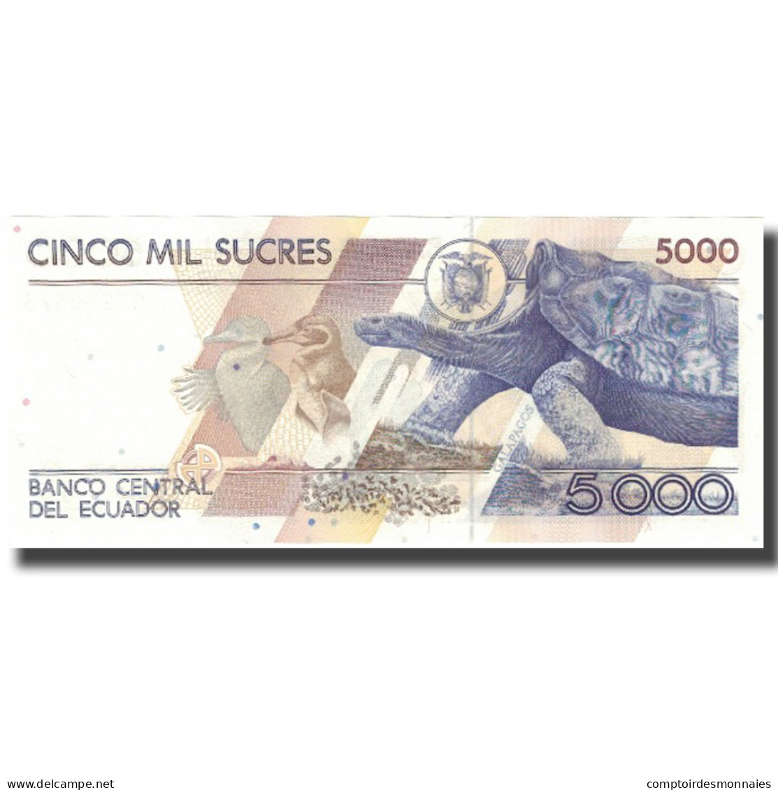 Billet, Équateur, 5000 Sucres, 1999-03-26, KM:128c, NEUF - Ecuador