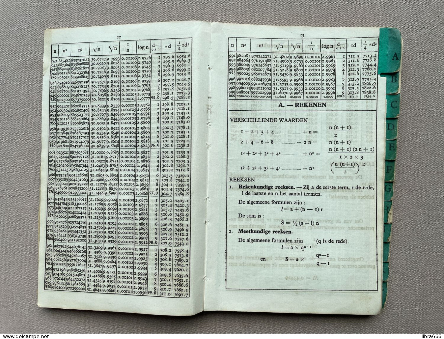 VADE-MECUM Voor Den TECHNICUS - A.F. TROCH 1942 - N.V. De Nederlandsche Boekhandel Antwerpen - 180 Pp. - 19,5 X 13 Cm. - Prácticos