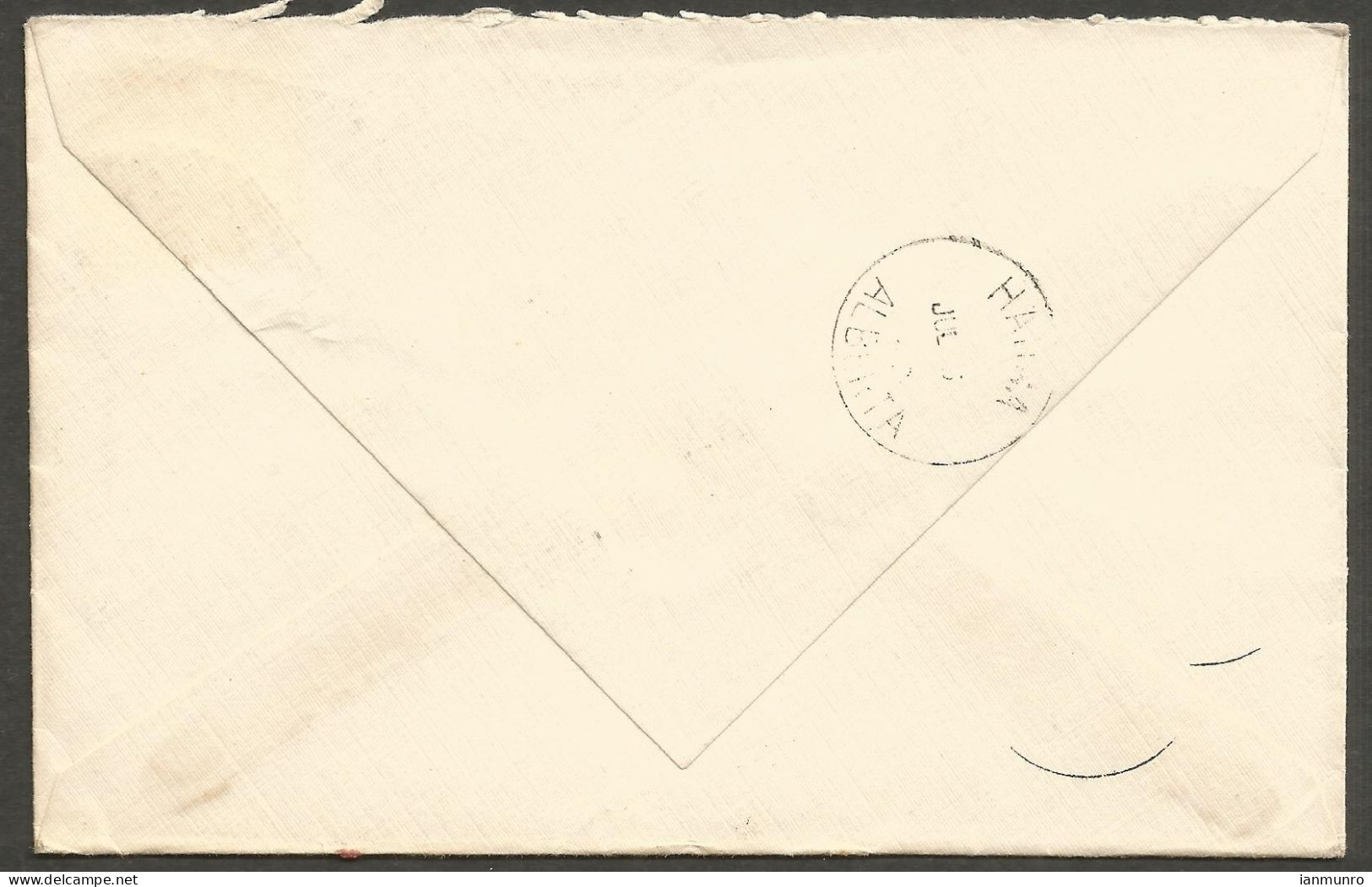 1940 Airmail Cover 6c Air #C6 CDS Spondin Alberta Via Hanna To USA - Postal History